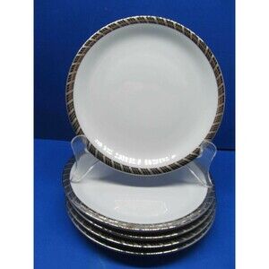 Rosenthal Gloriette Platin 6 1/4" Bread & Butter Plates Germany Bundle of 5